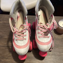 Skates Youth Size 4 -pink