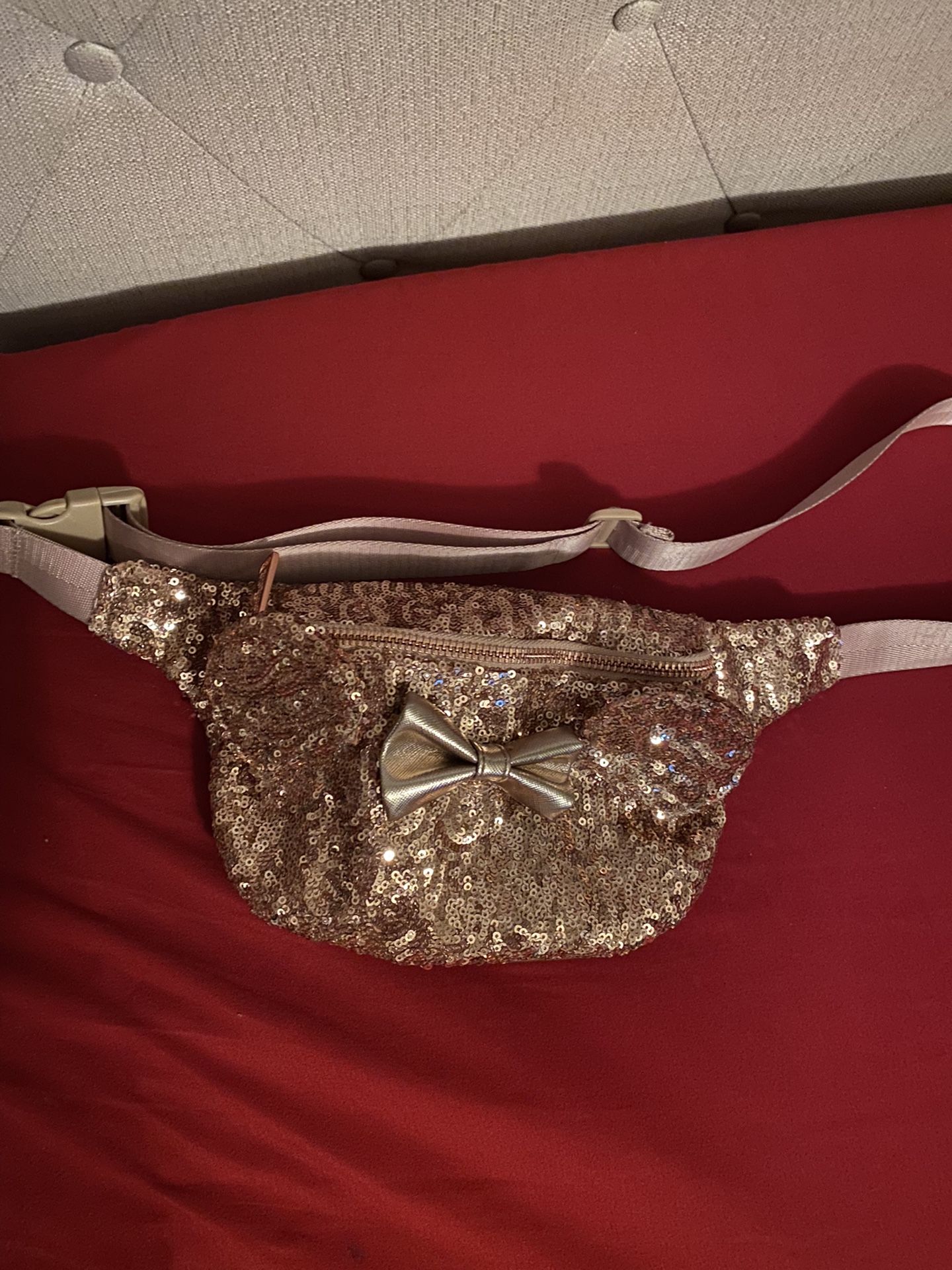 Rose Gold Loungefly Fanny Pack Jewelry Accessories