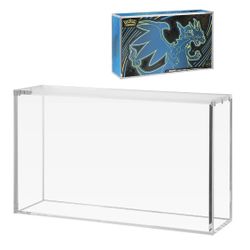 8mm+5mm Magnetic Acrylic Case for Pokemon UPC Mega Charizard Display Protector