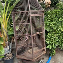 Iron Vintage Dome Antique Bird Cage 