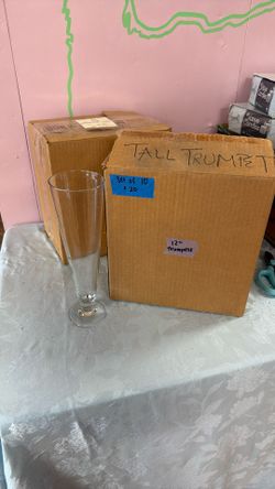 Trumpet Vase, Case Of 10