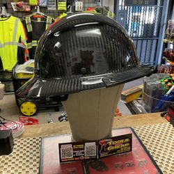 LIFT Carbon Fiber Camo Gloss Black Hard Hat 