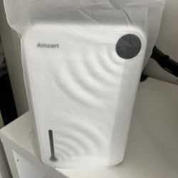 Amzart Dehumidifier(1000 Sq.Ft) Dehumidifier for Home, 118 OZ Water Tank Dehumidifiers for Basement, Dehumidifier with Timer, Humidity Display and Sil