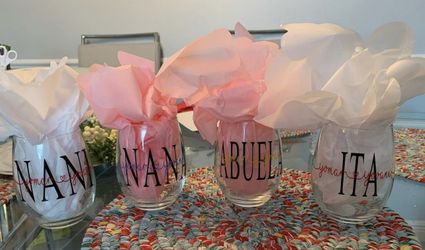 Mothers Day Customized Wine Cups