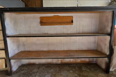 Wooden Shelving Unit & Storage Cabinet