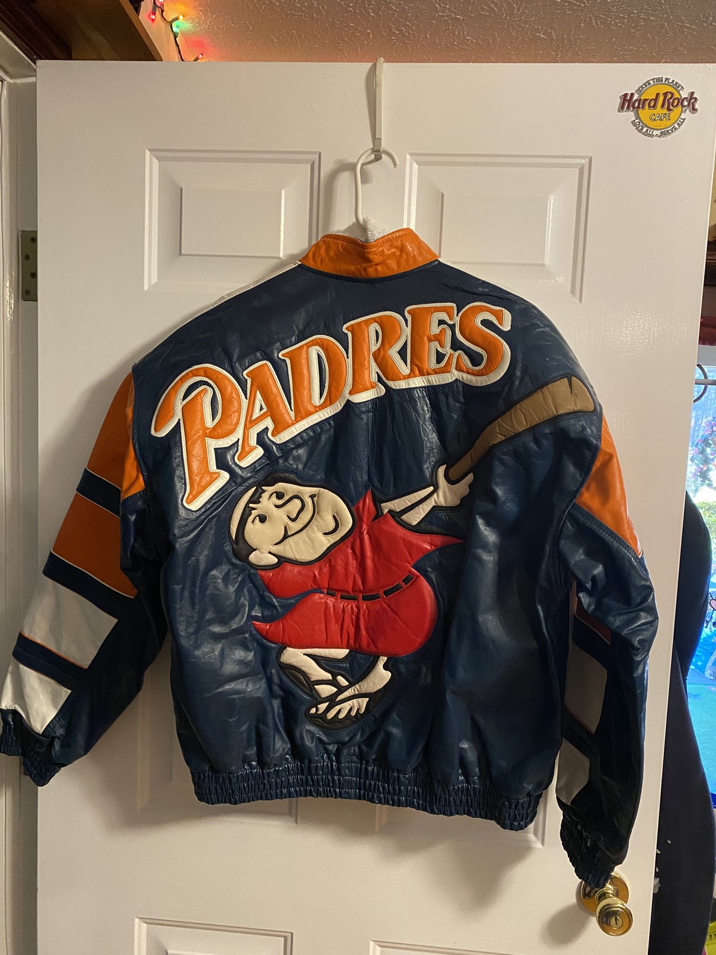 New SAN DIEGO PADRES  LEATHER JACKET