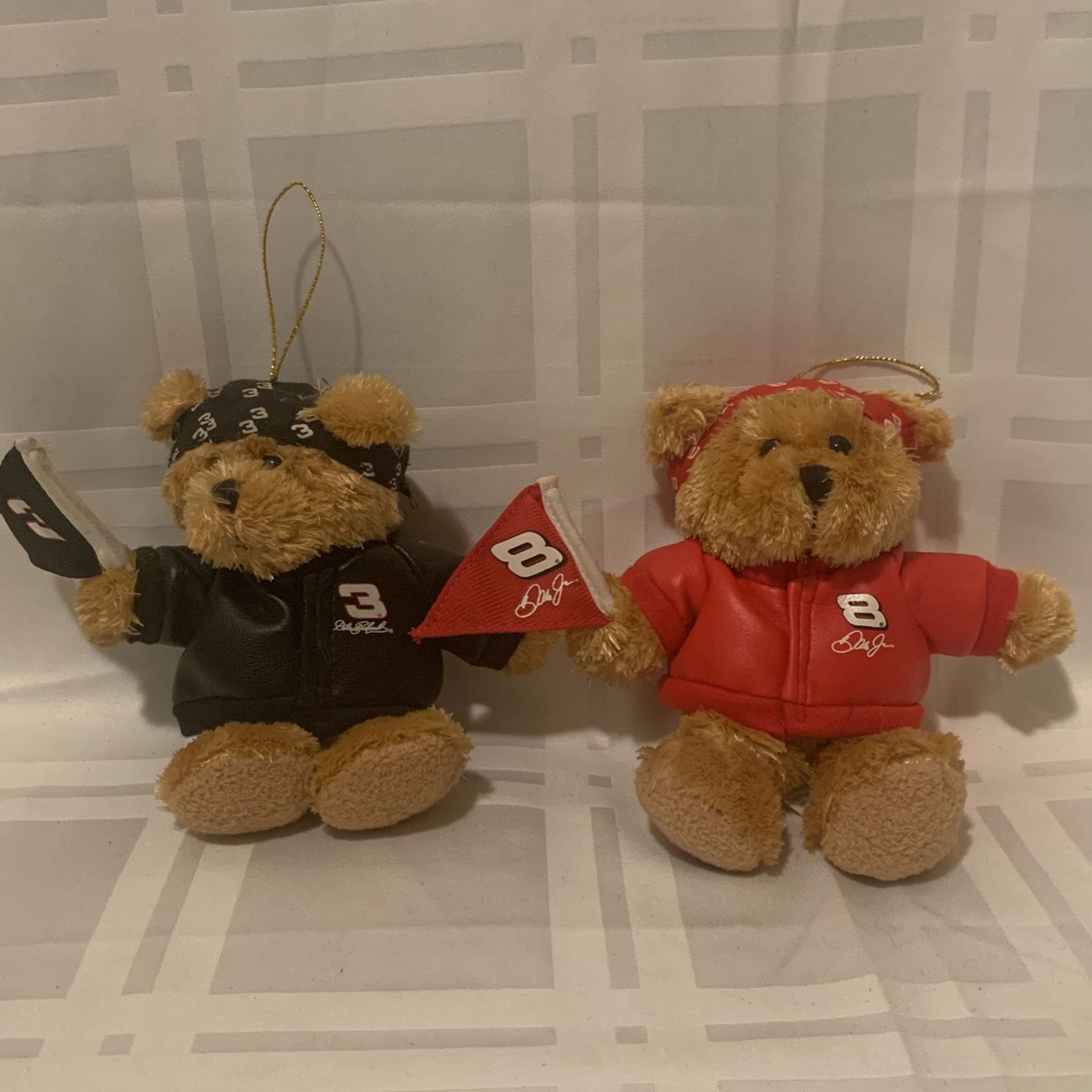 Dale Earnhardt & Dale Earnhardt Jr Plush Bears