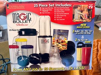 The Original Magic Bullet Deluxe, 25 piece set