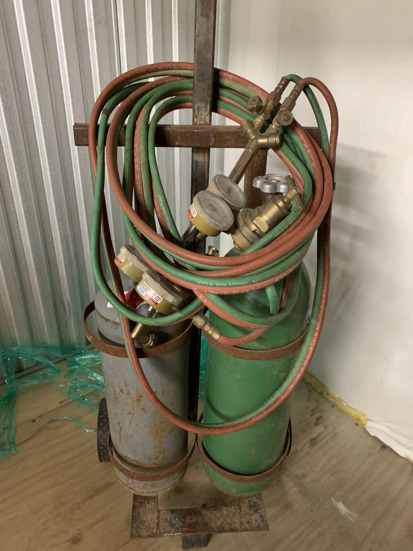 Oxyacetylene Tanks And Torch 