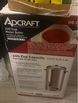 BRAND NEW 100 CUP WATER BOILER