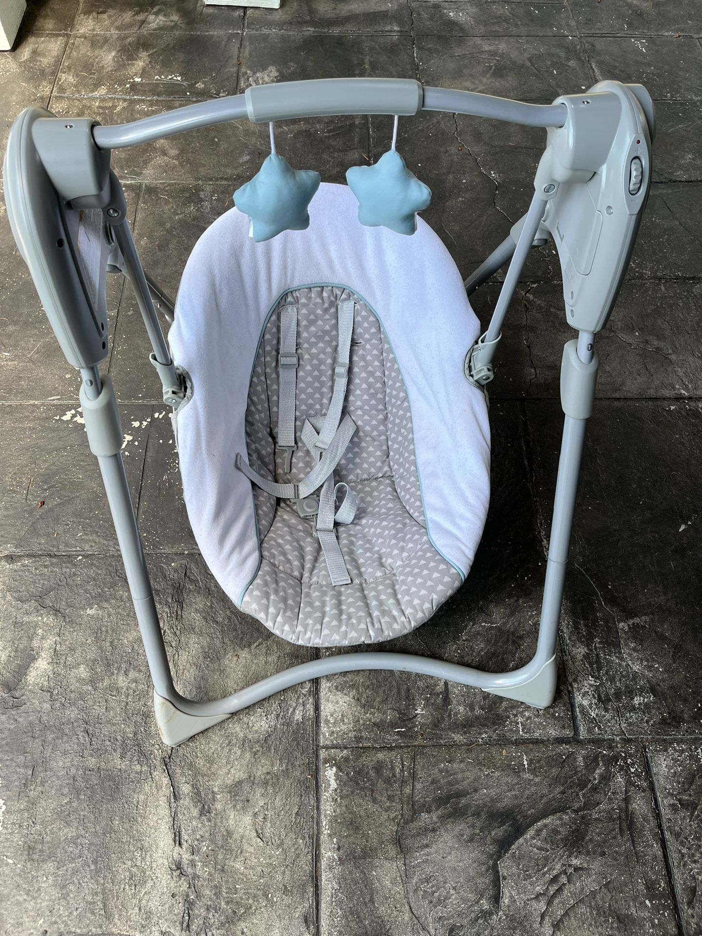 Two Baby Swings: Fisher price