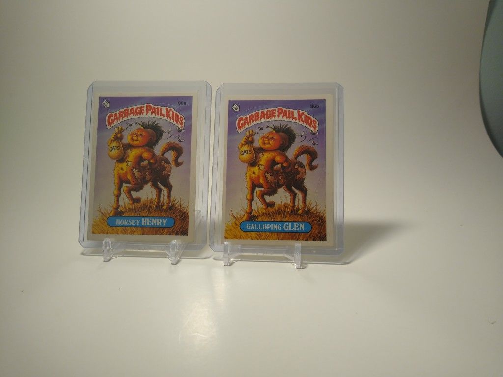 Garbage Pail Kids Series 3 Cards 86a And 86b