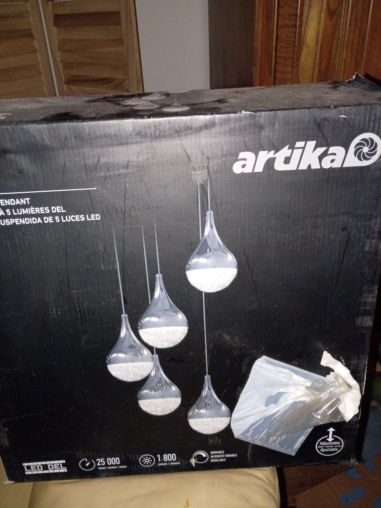 Artika Chandelier New In Box