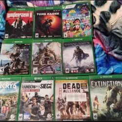 Xbox One Games, $10 Each