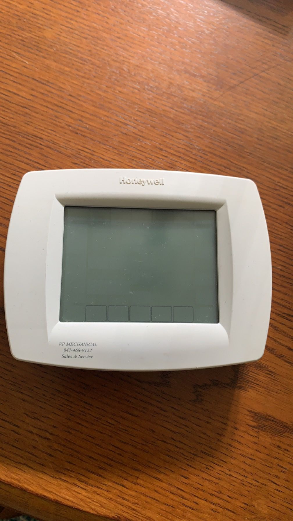 Honeywell programmable thermostat