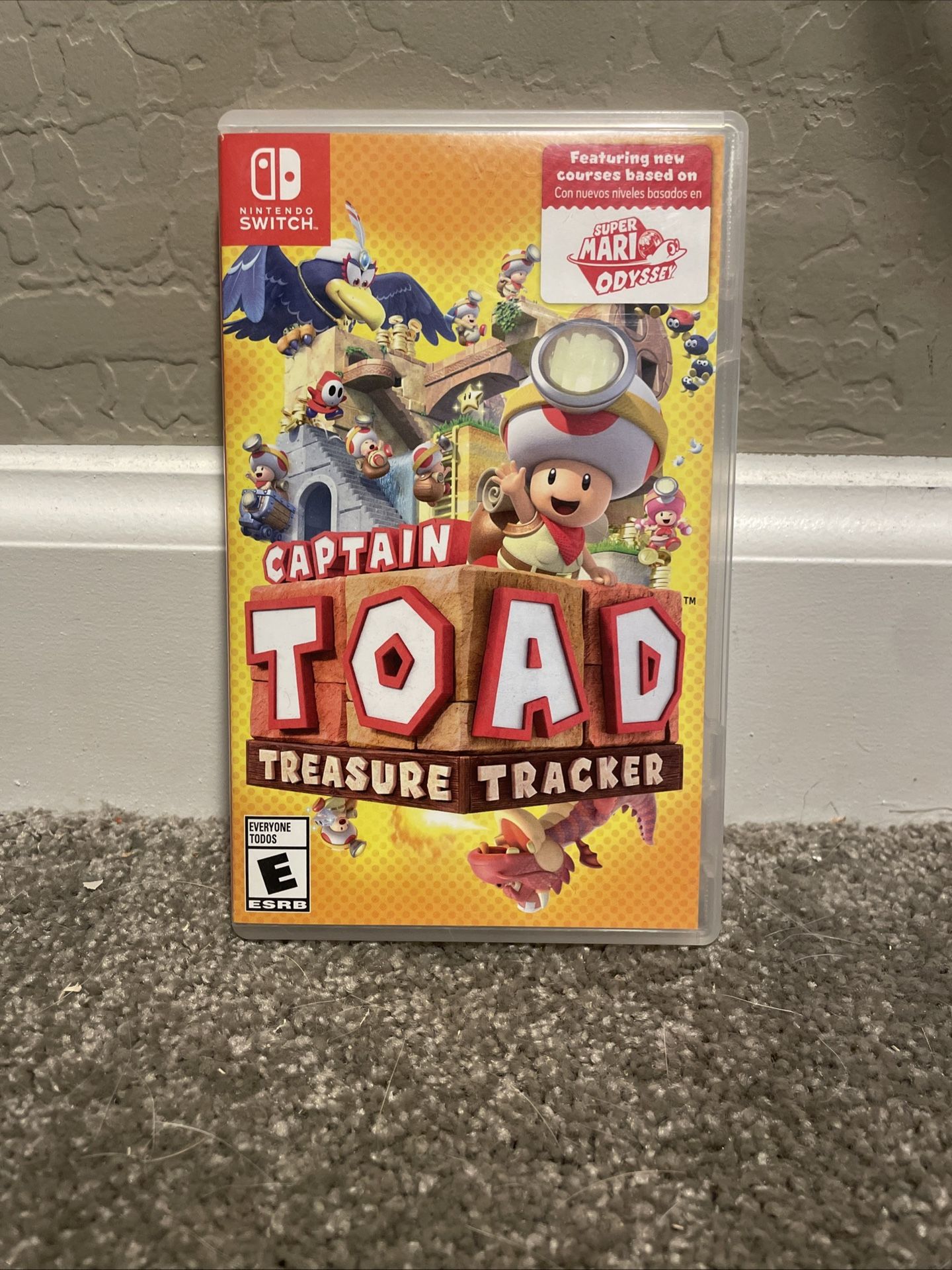 Captain Toad Treasure Tracker Nintendo Switch Game and Case