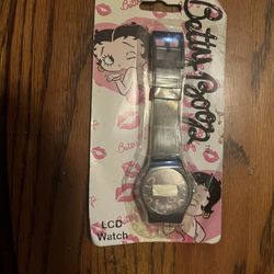 Vintage Betty Boop LCD Wristwatch Watch 2005 King Syndicate NIP NEW