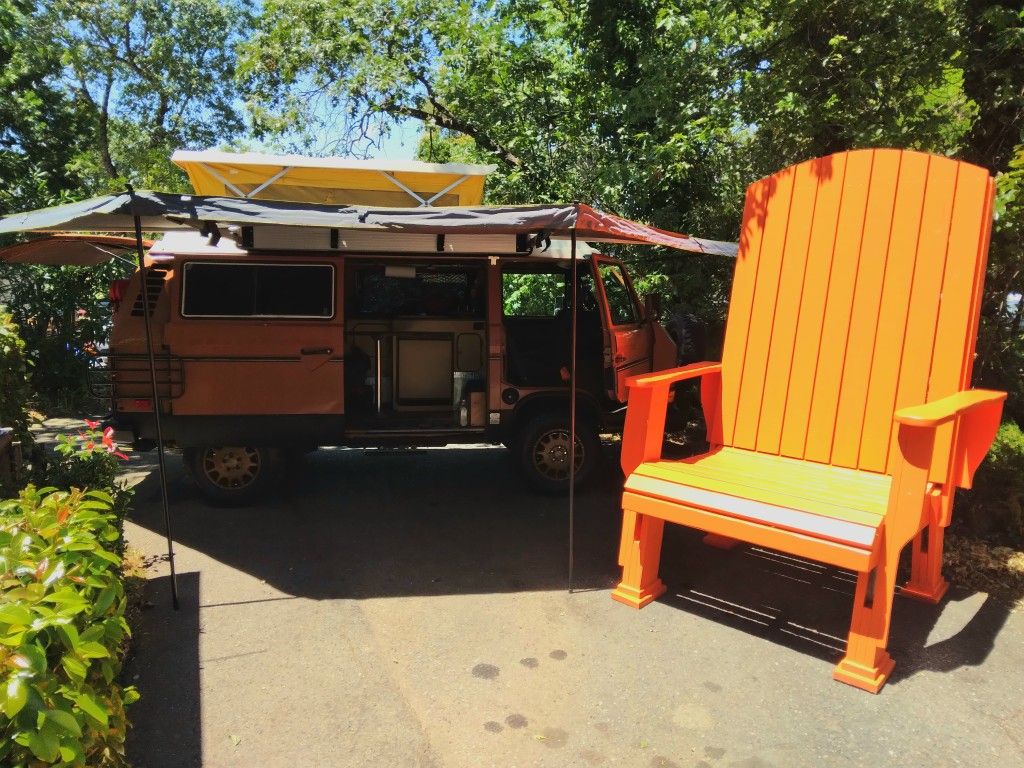 Oversized Big Orange Chair (JUST SOLD)