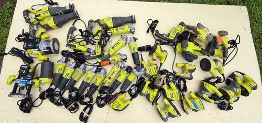 Ryobi Power Tool Lot – For Parts or Repair – 30+ Tools