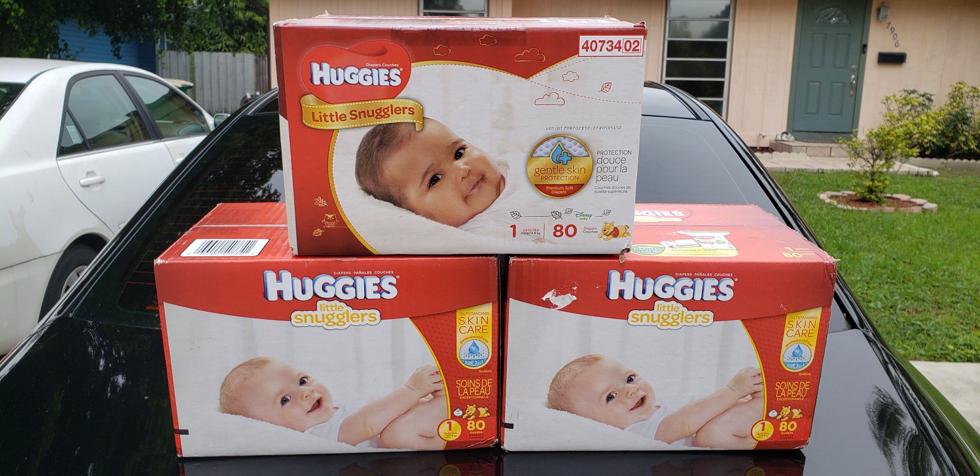 Huggies Little Snugglers Size 1 - 80ct. $25.00 each