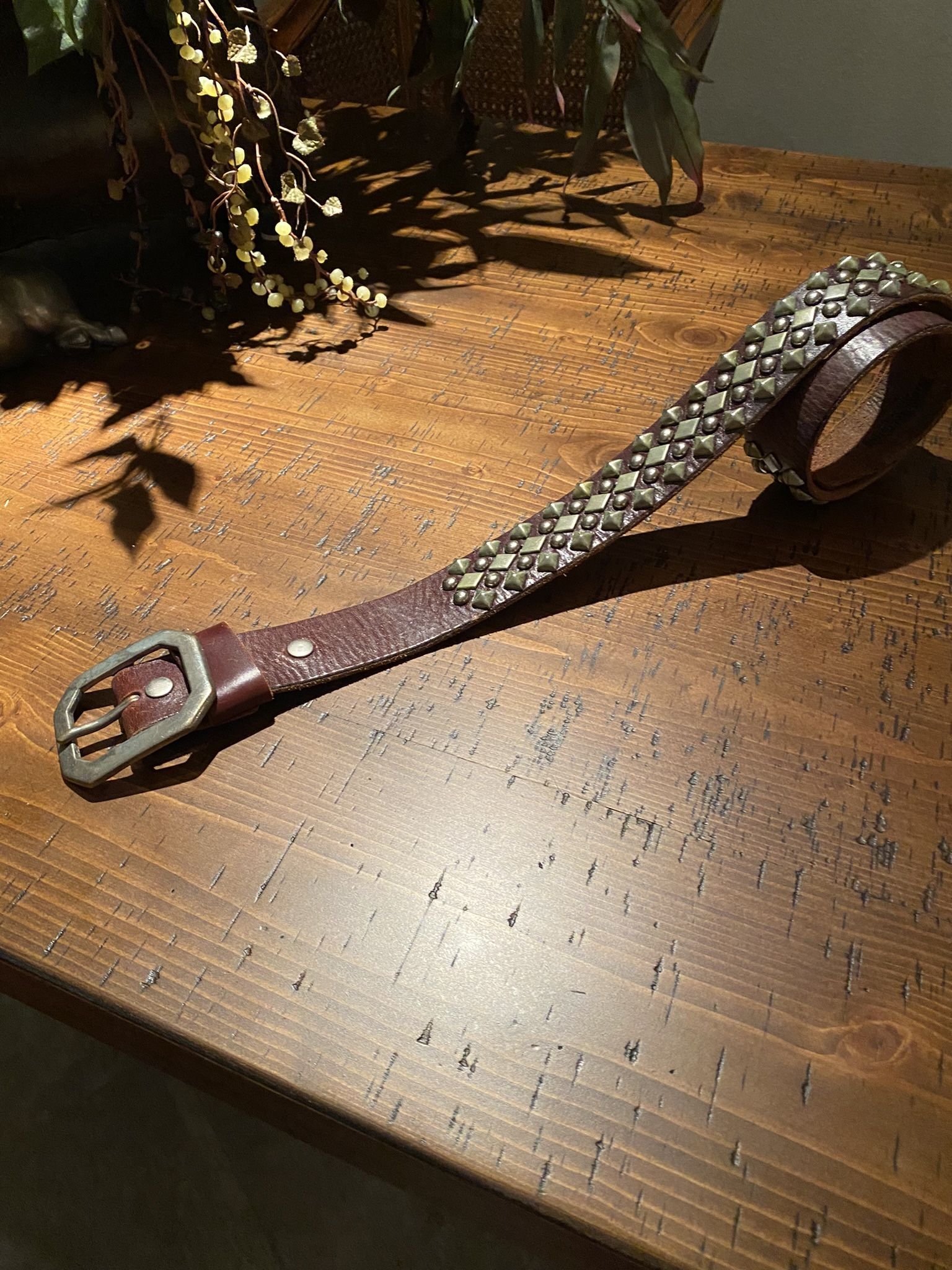 True Religion - Studded Leather Belt