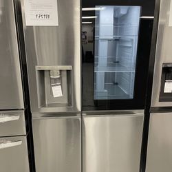 27 Cu.ft Side By Side Refrigerator With Round Ice Balls And Insta-view