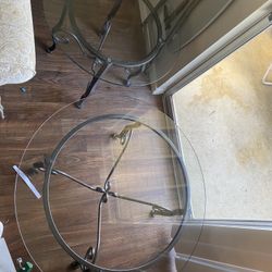Two Glass Tables