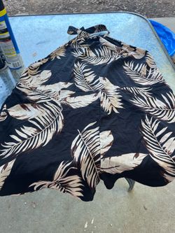 Open back shirt Romper
