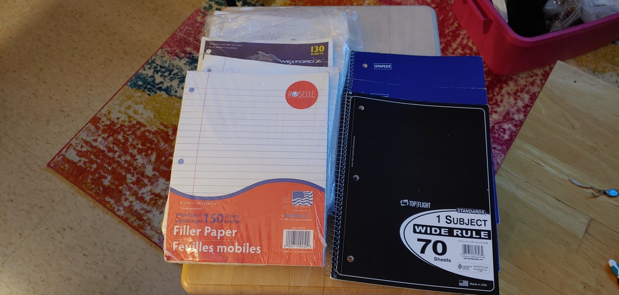 New pkgs of Paper + 3 Notebooks