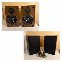 Vintage 2 Infinity SM65 Box Speakers Bookshelf Size