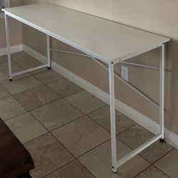 White Desk / Work Table – 60” x 20” – Good Condition