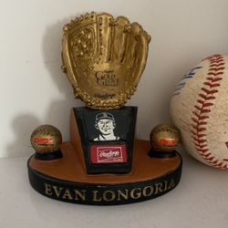 Rays Evan Longoria Gold glove Award