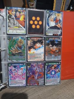 DBZ Dragon Ball Super Masters Tradinc Card Game Mythic Booster Set Cards Gold Stamped