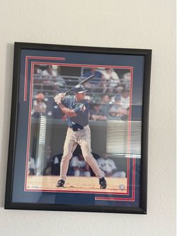 Alex Rodriguez signed framed authenticated photo