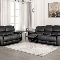 Leather Recliner Sofa And Loveseat Set Brand New