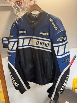 Joe Rocket Yamaha Leather Motorcycle Racing Jacket