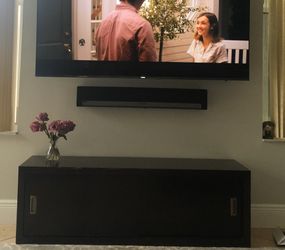 Crate and barrel console with storage