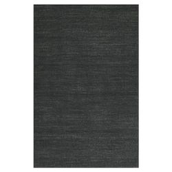 Garvee Classic Charm Modern Solid Area Rug - 5'x7' - Black