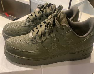 Nike Air Force 1 Low Olive Snake Sneakers