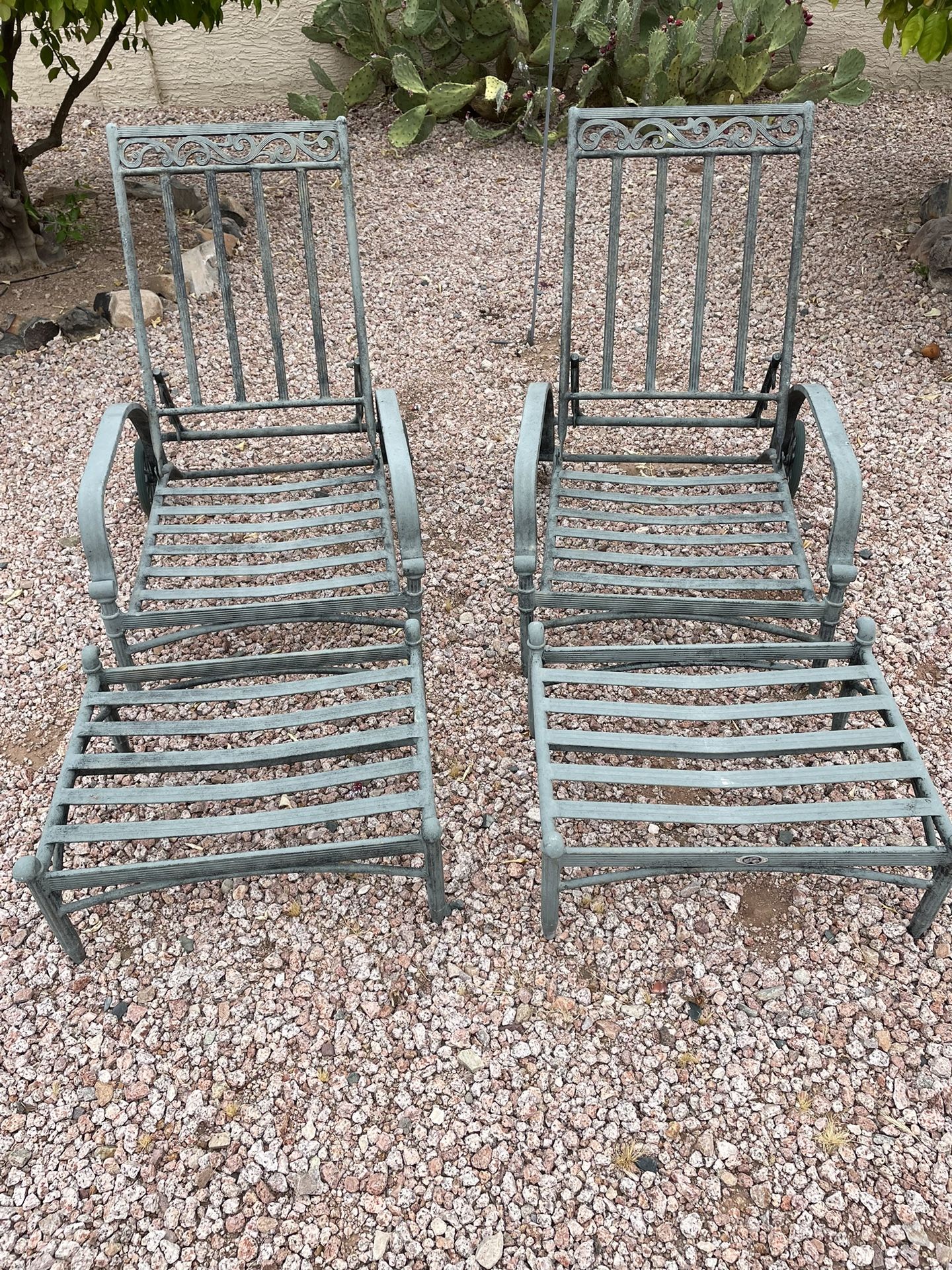 Outdoor Lounge Metal Chairs - Hampton Bay