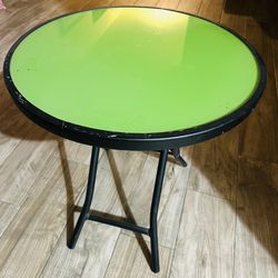 Green Glass Coffee Table