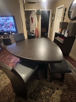 Comedor alto 2 sillas 1 banca