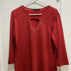 Red Blouses$4 Size Large 