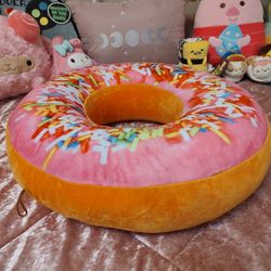 Giant Fair prize pink donut Plush