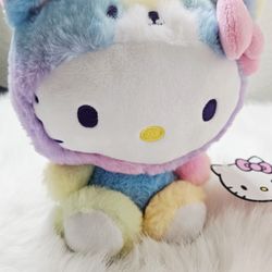 Hello Kitty Plush Toy. Sherbet Multicolor 