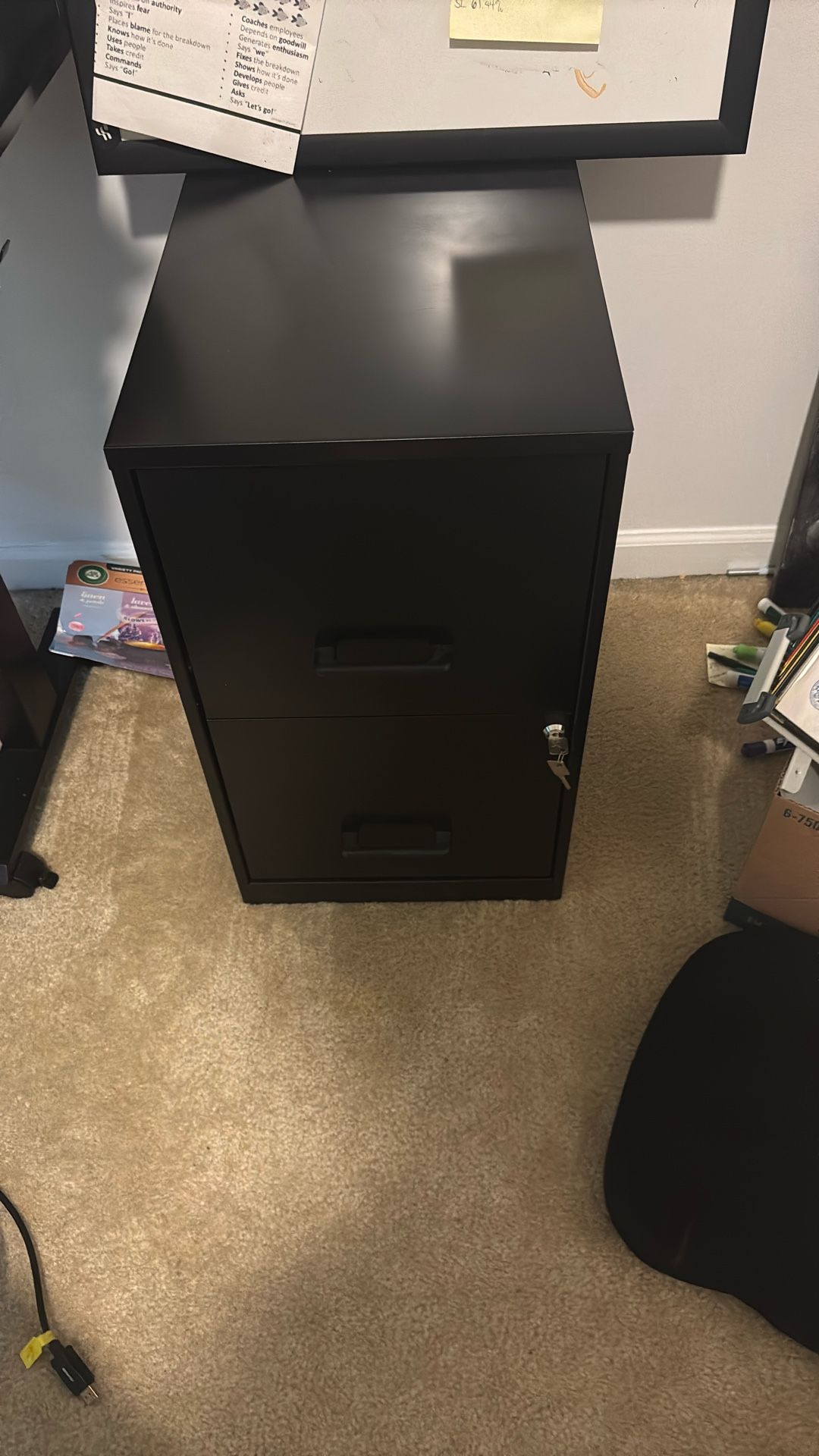 2 Drawer File Cabinet