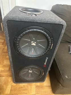 Comp r Dual Kicker CompR 12" enclosure: with sub and amp