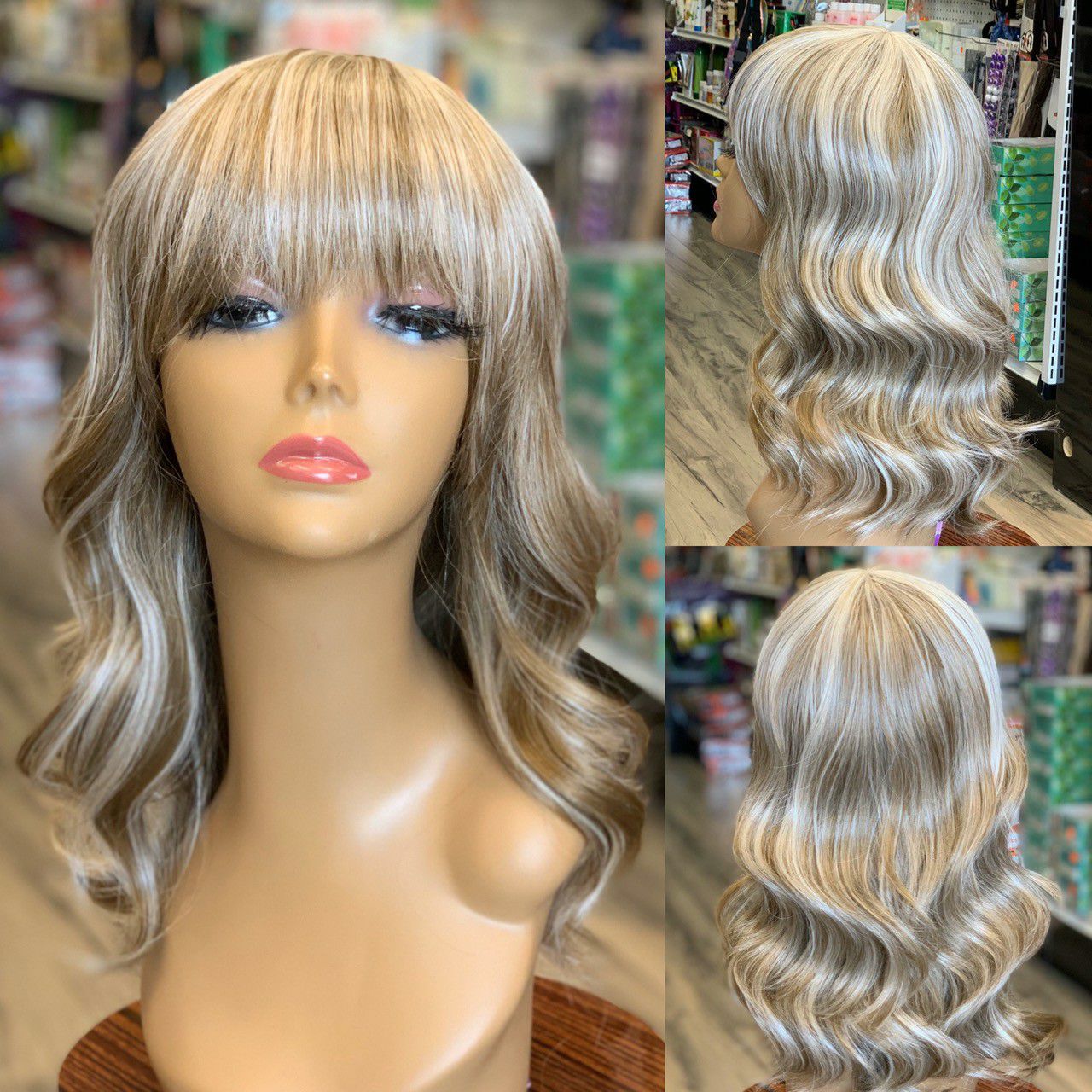 Synthetic Bob with bangs