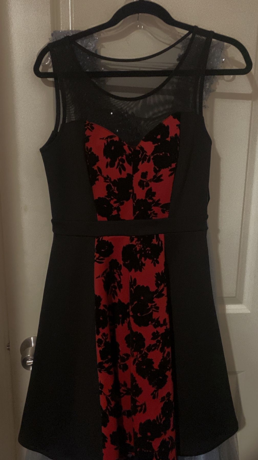 Black and Red Dress
