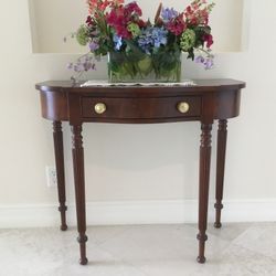 Statton Private Collection Solid Cherry Console Table